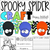 Spider Craft Fall October Halloween Bulletin Board Activity