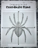 Spider EMOJI Graph- Halloween Math Mystery Graphing Activity