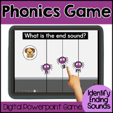 Spider Ending Sound Identification Digital Phonics Game