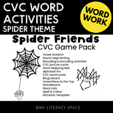 CVC and Short Vowel Game Pack - Spider Theme