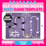 Spider Hunt Google Slides PowerPoint Editable Game Template