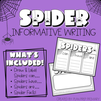 Preview of Spider Writing