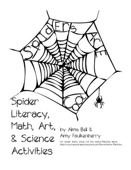 Preview of Spider Literacy, Math, Art & Science Activities for 1st or 2nd Grade