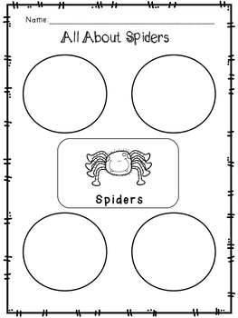 Spider Literacy Unit And Activities by PrintablePrompts | TpT