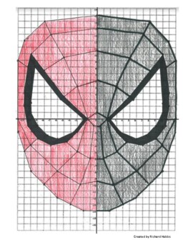 Preview of Spider-Man Coordinate Graphing Activity