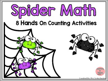 Preview of Spider Math Activities