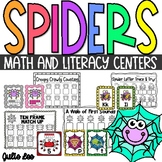 Spider Math Centers | Spider Literacy Centers | Fall Cente