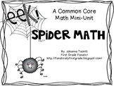 Spider Math...A Common Core Math Mini-Unit