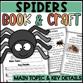 Spider Nonfiction Book and Craft: Halloween Activity