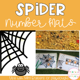 Spider Playdough Number Mats