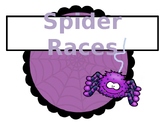 Spider Races Animated Interactive PPR Score Board for 6 te