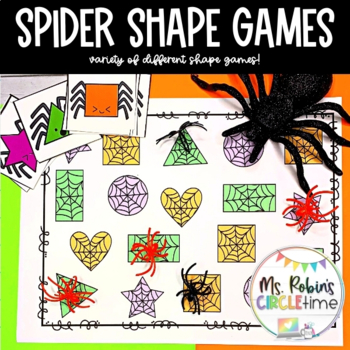 Preview of Spider Shape Games