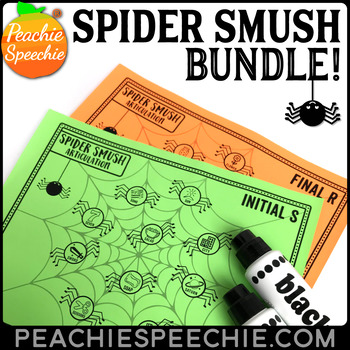 Preview of Spider Smush Speech and Language BUNDLE