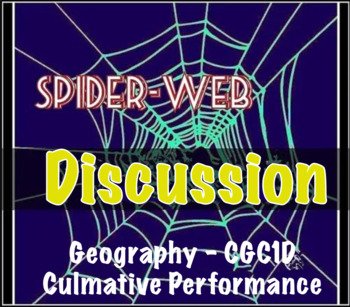 Preview of Spider Web Discussion Assignment, Geography, PPT + Rubric