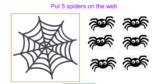 Spider Web Number to Quantity 1-5