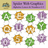 Spider Web Numbers and Alphabet