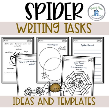 Preview of Spider Writing Prompts