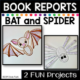 HALLOWEEN Spider and Bat Book Report Activities Fiction St