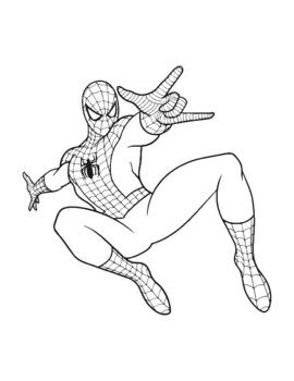 Download Spiderman Coloring Worksheets Teaching Resources Tpt