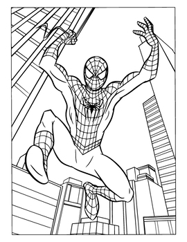 Spiderman Movie Coloring Pages - 6 Printable Worksheet for kids by Ayla ...