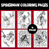Spiderman Movie Coloring Pages - 6 Printable Worksheet for kids