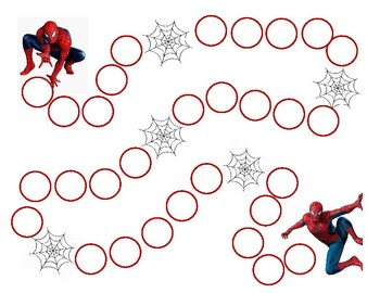 Preview of Spiderman Sticker Chart