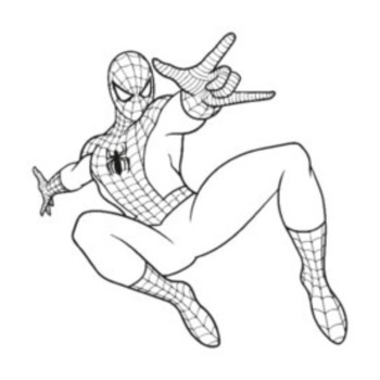 550 Spiderman Cartoon Coloring Pages  HD