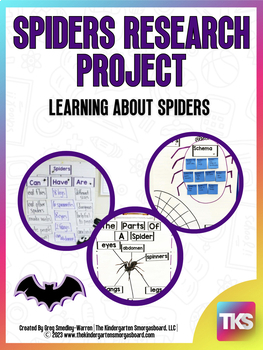 Preview of Spiders: A  Research and Writing Project PLUS Centers!