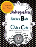 Spiders, Bats, Owls and Cats - A Kindergarten Common Core 