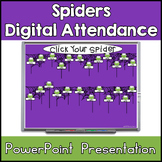 Spiders Editable Attendance PowerPoint Presentation