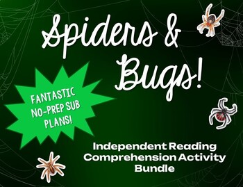 Preview of Spiders & Insects Sub Tub Resources