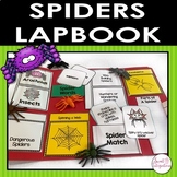 Spiders Lapbook Templates and Spider Fact Cards - October 