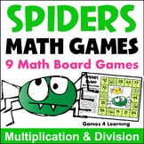 Spider Math Games for Multiplication & Division - Fun Hall