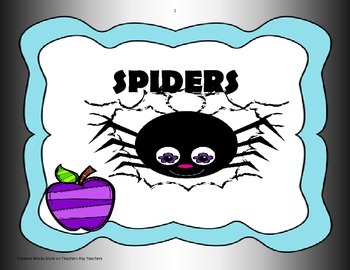 Preview of Spiders - 4th Grade Tri folds + Activities