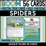 Spiders Nonfiction Reading Boom Cards  - Digital