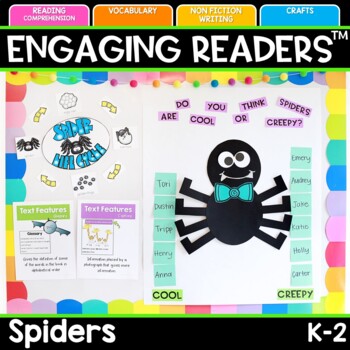 Preview of Spiders Nonfiction Reading Comprehension Unit