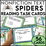 Spiders Nonfiction Reading Task Cards