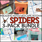 Spiders Reading and Escape Room Bundle