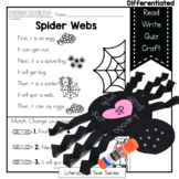 Spiders - Reading with Coordinating Writing Unit and Craft