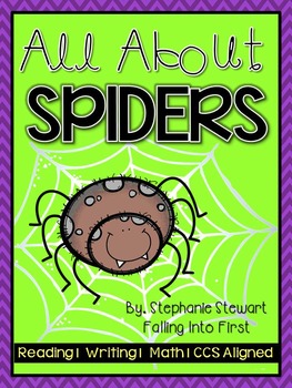 Preview of Spider Unit - Spider Craft- Spider Nonfiction Science & Literacy Unit