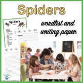 Spiders Wordlist and Writing Papers