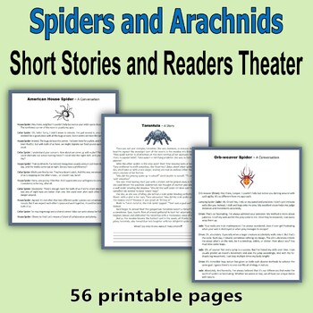 Preview of Spiders and Arachnids - Short Stories and Readers Theater