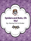 Spiders and Bats, Oh My! - A Literacy and Science Unit