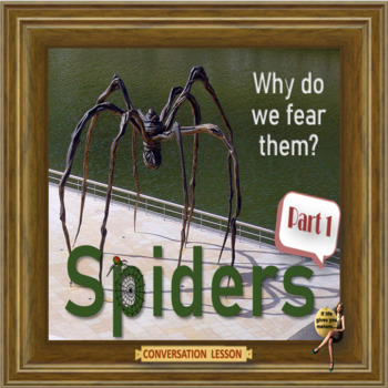 Preview of Spiders – why do we fear them? an ESL adult conversation PPT lesson.