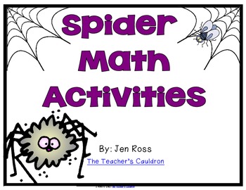 Preview of Spider Math Centers