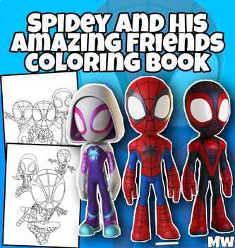 Spidey and his Amazing Friends Coloring and Activity Book, | TPT