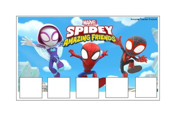 Preview of Spidey and his Amazing Friends Token Board
