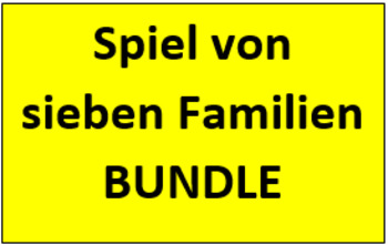 Preview of Spiel von Sieben Familien German Verb Bundle