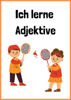 Preview of Spielerisch Adjektive lernen - Lernheft mit verschiedenen Aufgaben