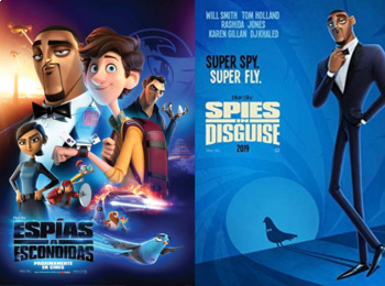 Spies in Disguise Bilingual Movie Guide Bundle | English & Spanish ...